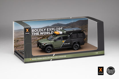 XOverland x DiecastTalk 1/64 Toyota Tundra Orion Africa Expedition