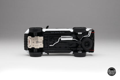 DiecastTalk Exclusive GCD 1/64 Toyota Tacoma TRD PRO (4th gen) ICE CAP WHITE