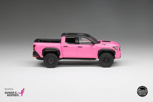 DiecastTalk Exclusive GCD 1/64 Toyota Pink Tacoma 3.0 (PRE-SALE)