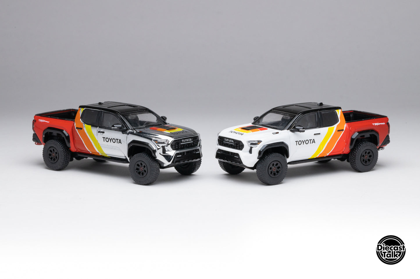 DiecastTalk GCD 1/64 Toyota TRD PRO 4-Cars Set