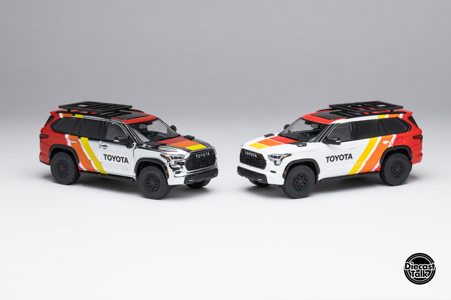 DiecastTalk GCD 1/64 Toyota TRD PRO 4-Cars Set
