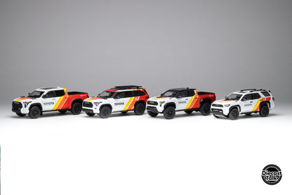 DiecastTalk GCD 1/64 Toyota TRD PRO 4-Cars Set