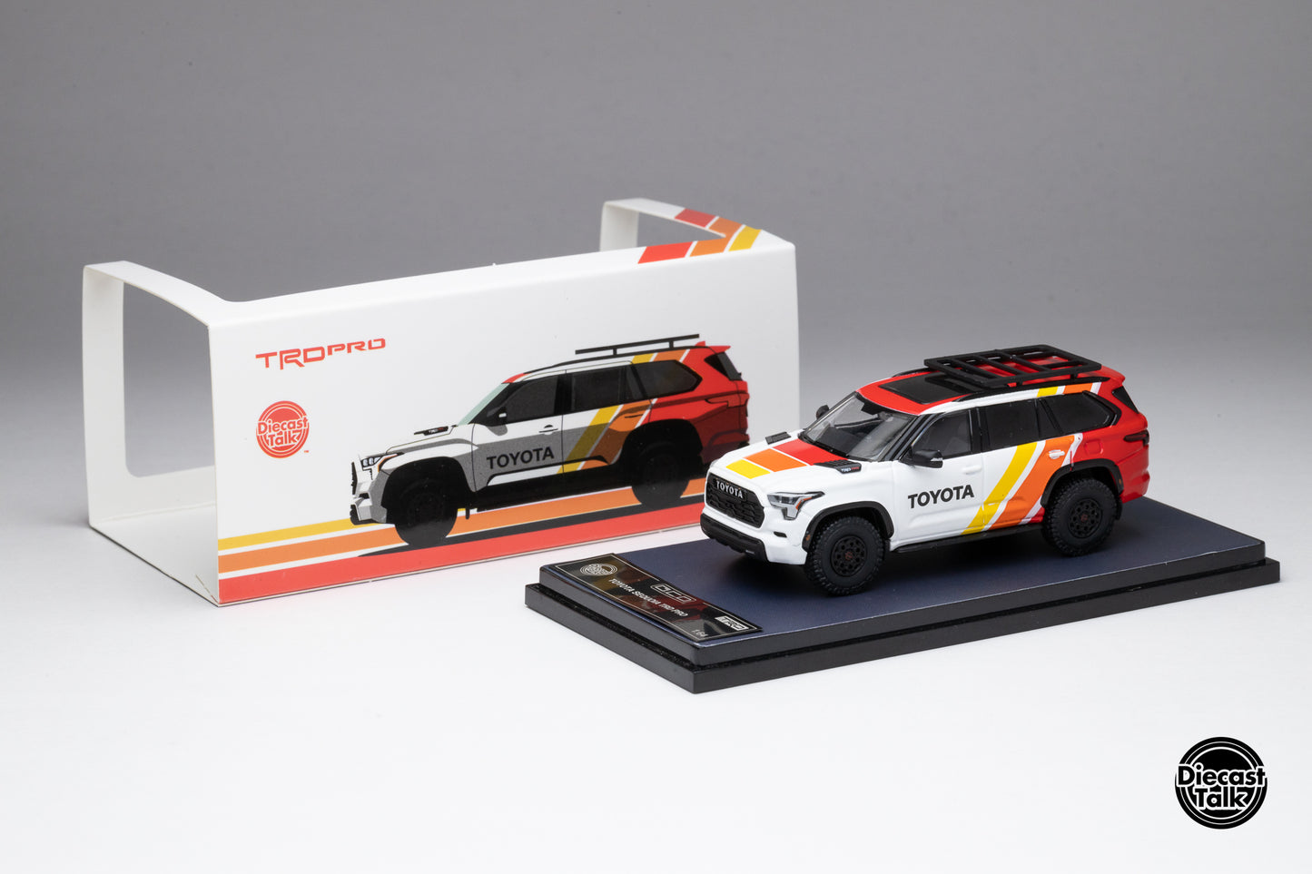DiecastTalk GCD 1/64 Toyota TRD PRO 4-Cars Set