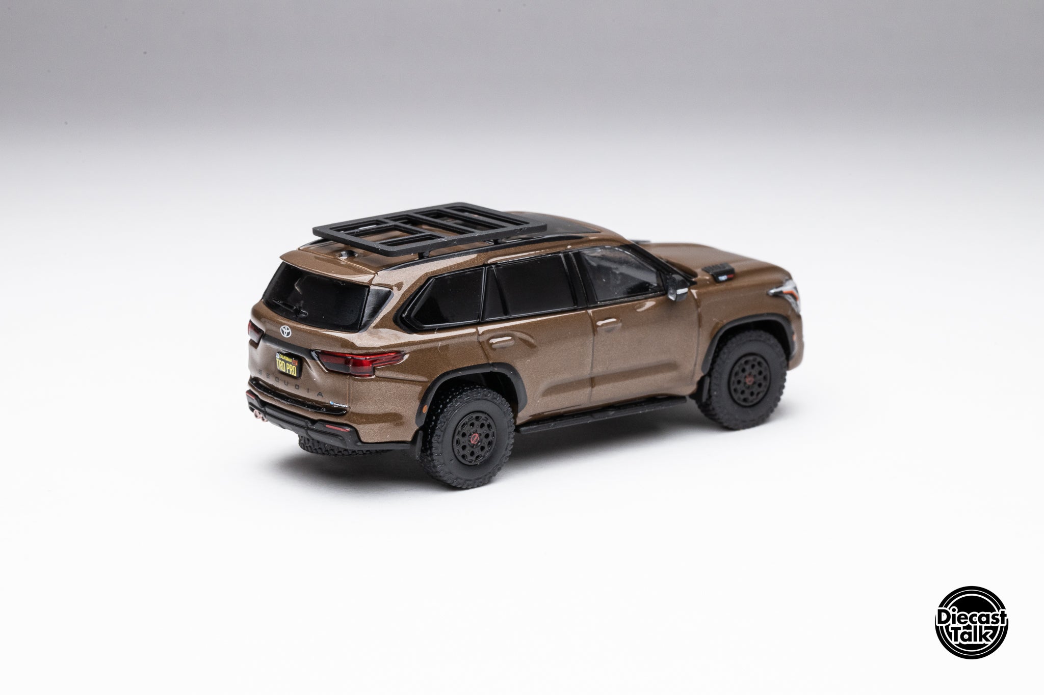 DiecastTalk GCD 1/64 Toyota TRD PRO 4-Cars Set Mudbath Color