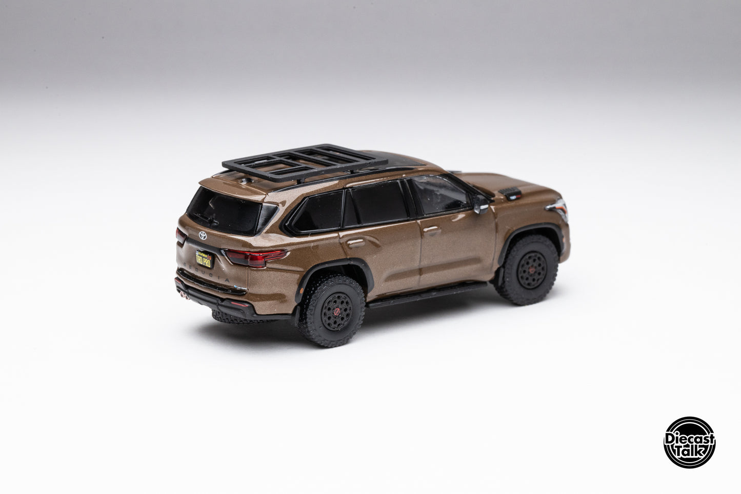 DiecastTalk GCD 1/64 Toyota TRD PRO 4-Cars Set Mudbath Color