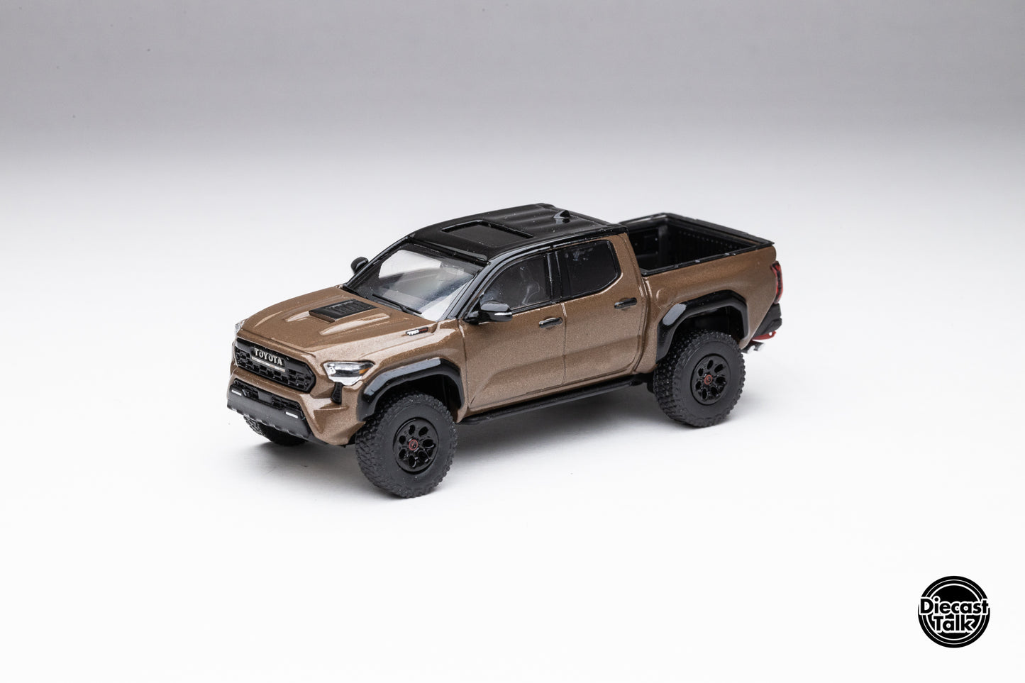 DiecastTalk GCD 1/64 Toyota TRD PRO 4-Cars Set Mudbath Color