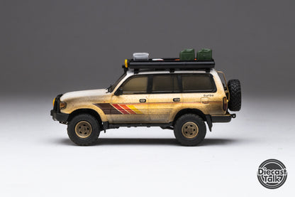 GCD DiecastTalk Exclusive 1/64 Toyota Land Cruiser 80series Overland Toyotafest