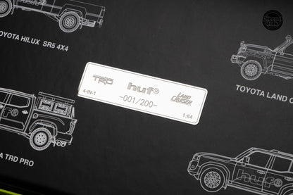 HUF x DiecastTalk Exclusive 1/64 Toyota 4-in-1 Box Set