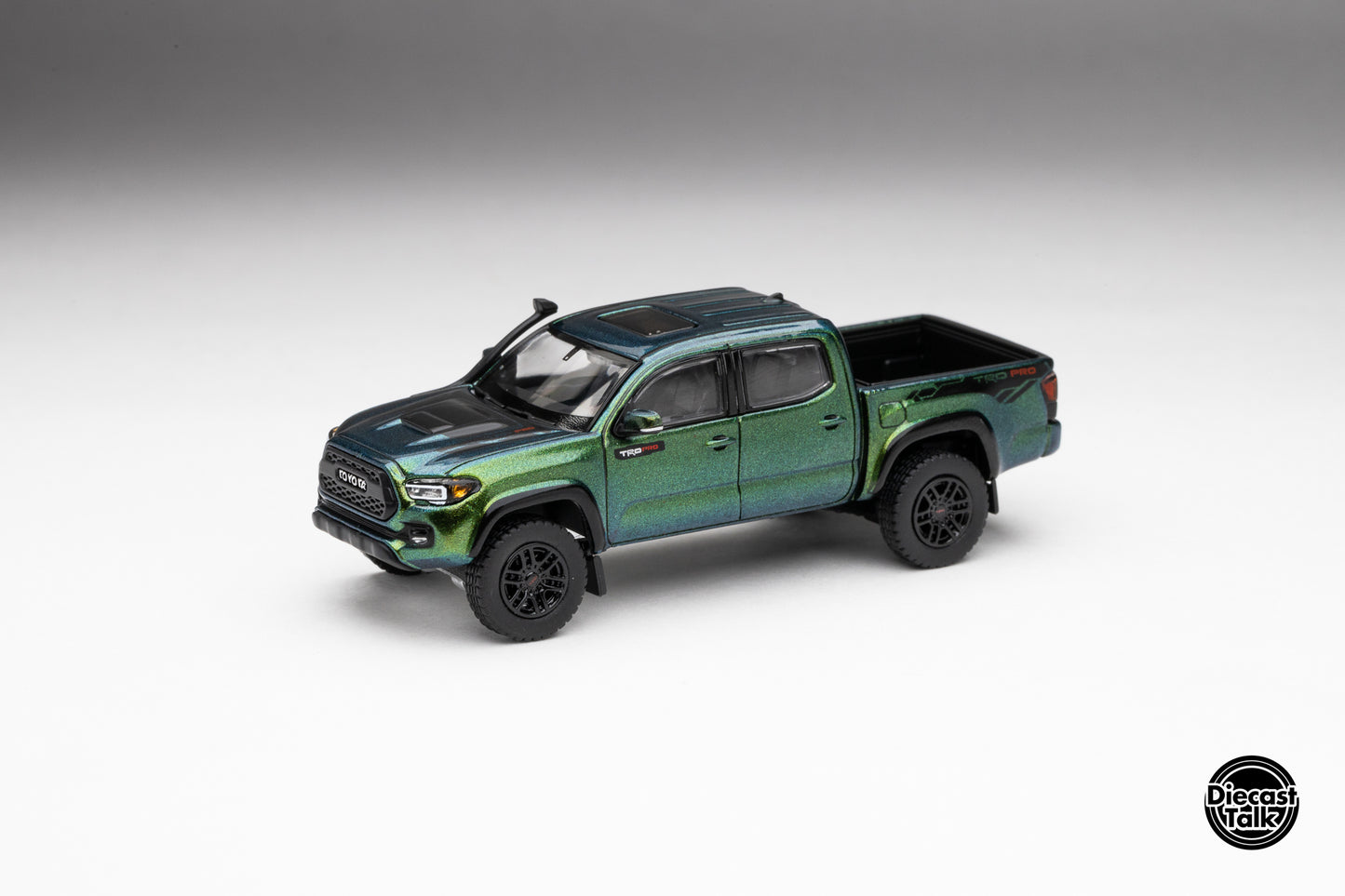 DiecastTalk Exclusive Anniversary GCD 1/64 Toyota Tacoma TRD PRO Magic Green