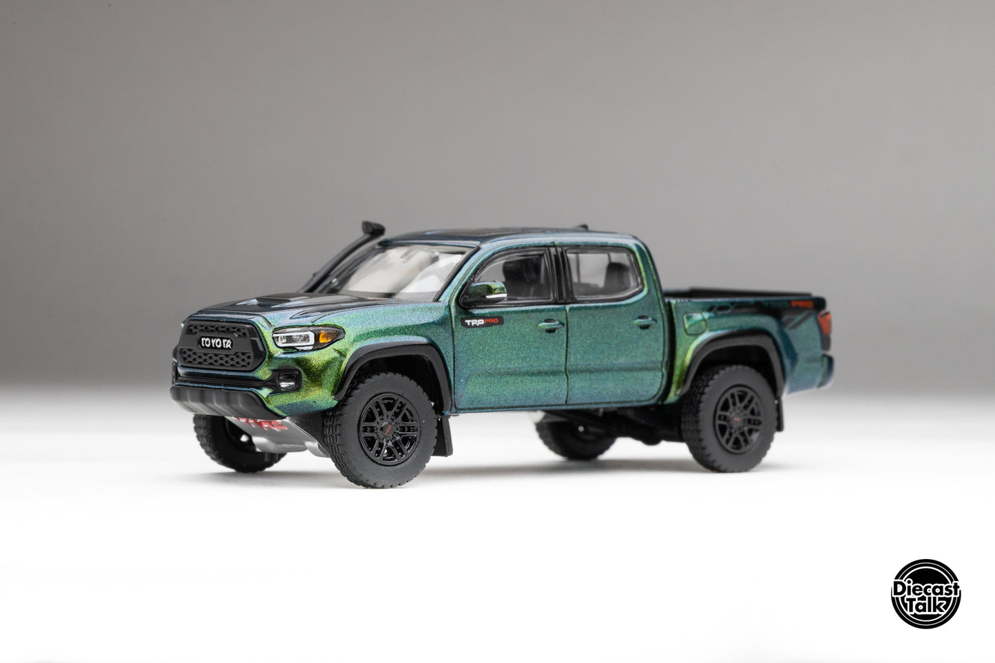 DiecastTalk Exclusive Anniversary GCD 1/64 Toyota Tacoma TRD PRO Magic Green