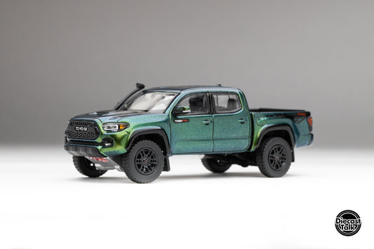 DiecastTalk Exclusive Anniversary GCD 1/64 Toyota Tacoma TRD PRO Magic Green