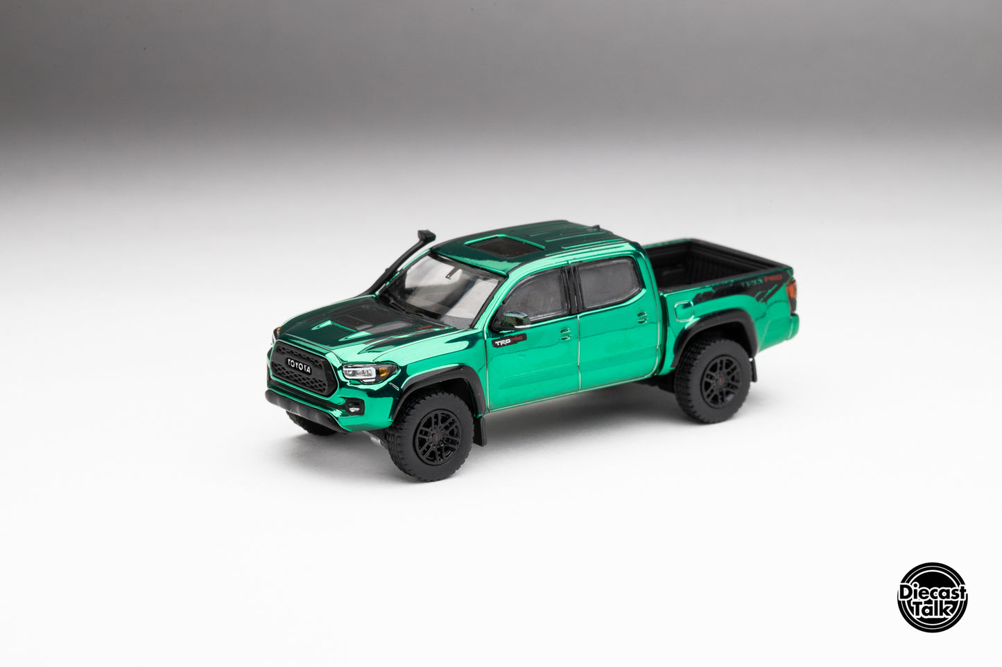 DiecastTalk Exclusive Anniversary GCD 1/64 Toyota Tacoma TRD PRO Magic Green