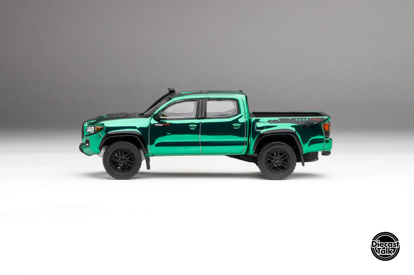 DiecastTalk Exclusive Anniversary GCD 1/64 Toyota Tacoma TRD PRO Magic Green
