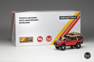 DiecastTalk Toyotafest Exclusive GCD 1/64 Toyota 4Runner 40th Anniversary Overland