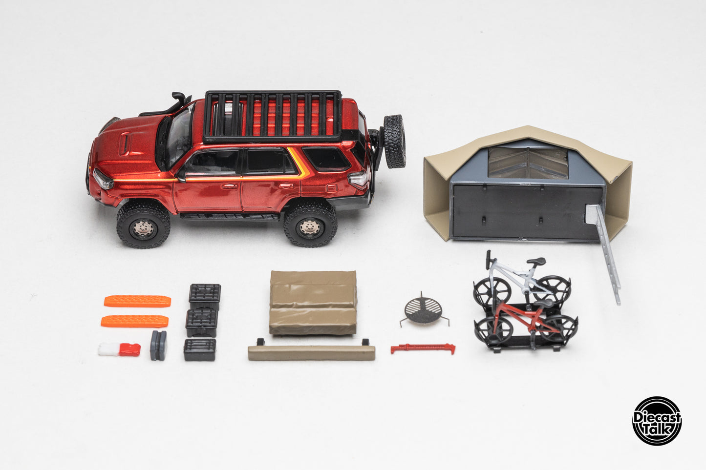 DiecastTalk Toyotafest Exclusive GCD 1/64 Toyota 4Runner 40th Anniversary Overland