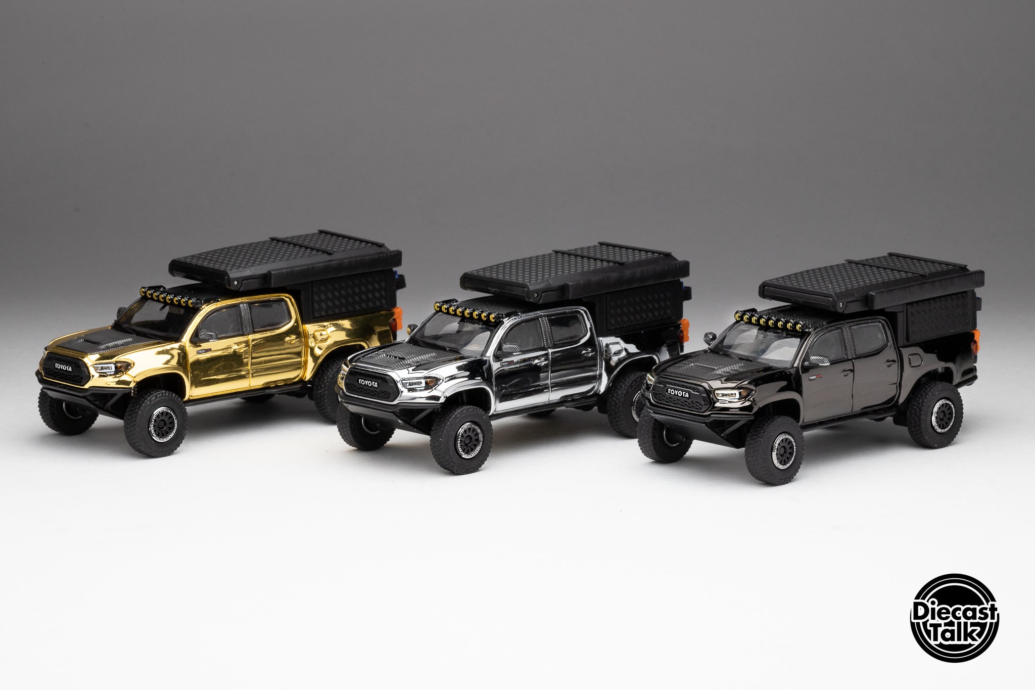 GCD DiecastTalk 5th Anniversary Exclusive 1/64 Toyota Tacoma Camper Bl