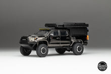 Load image into Gallery viewer, GCD DiecastTalk 5th Anniversary Exclusive 1/64 Toyota Tacoma Camper Black Chrome Ltd 650pcs