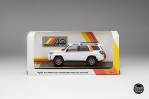 (VIP Membership 2025) GCD DiecastTalk Exclusive 1/64 Toyota 4Runner 40th Anniversary White Ltd 500pcs