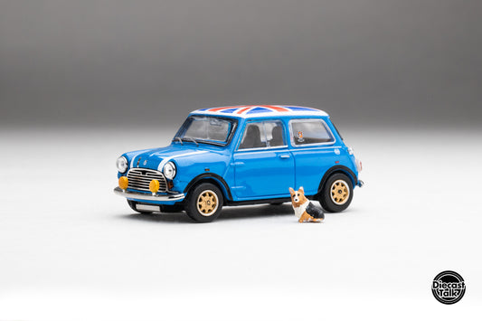 DiecastTalk Exclusive GCD 1/64 Austin Mini 1000 with Corgi