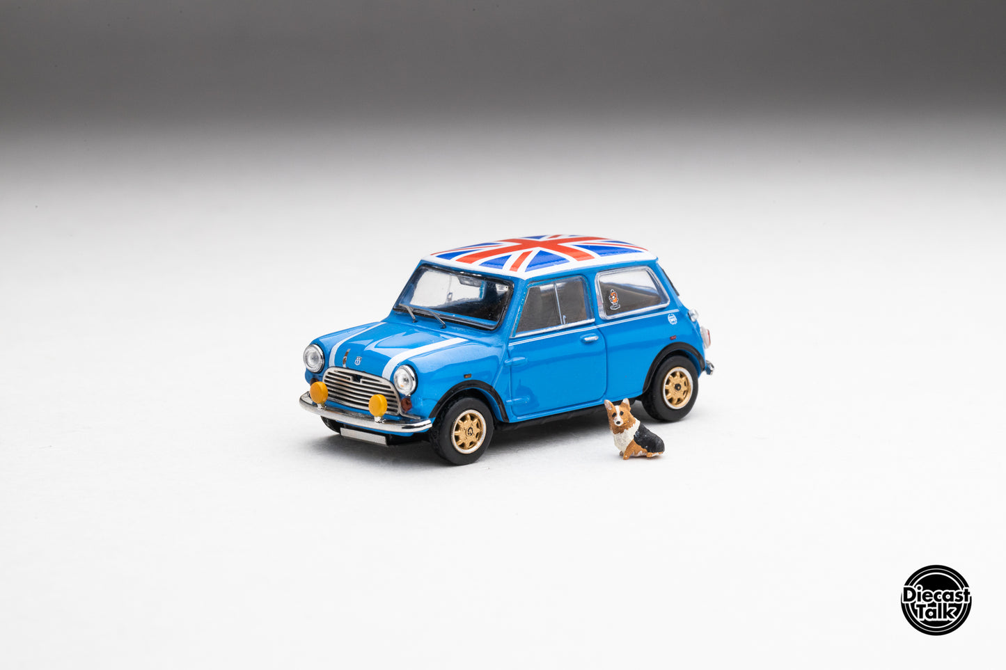 DiecastTalk Exclusive GCD 1/64 Austin Mini 1000 with Corgi
