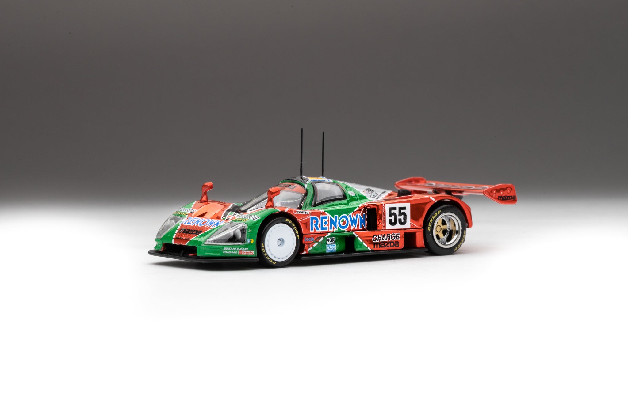 BMC 1/64 MAZDA 787B 1991 LE MANS 24H WINNER Orange Chrome US