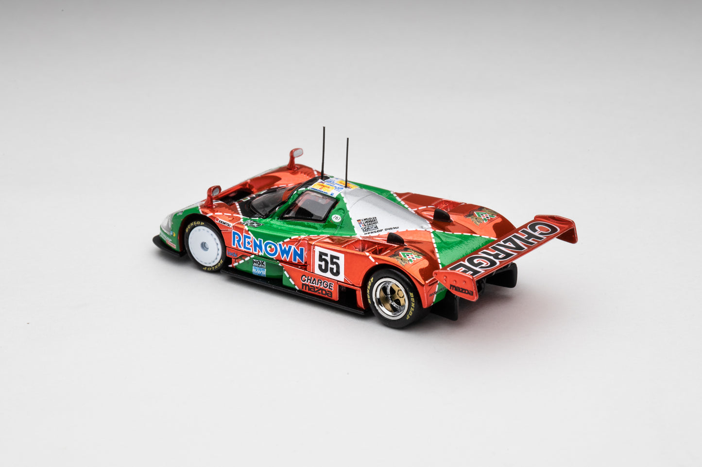 BMC 1/64 MAZDA 787B 1991 LE MANS 24H WINNER Orange Chrome US Exclusive