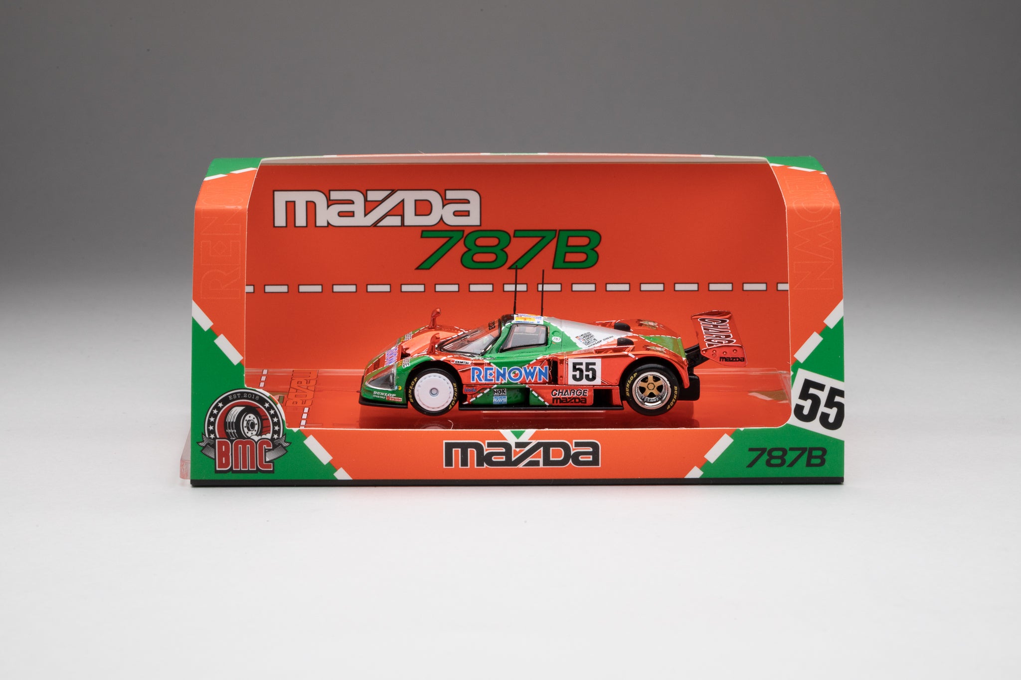 mnmページ BMC 1/64 MAZDA 787B 1991 LE MANS 24H WINNER Orange Chrome US