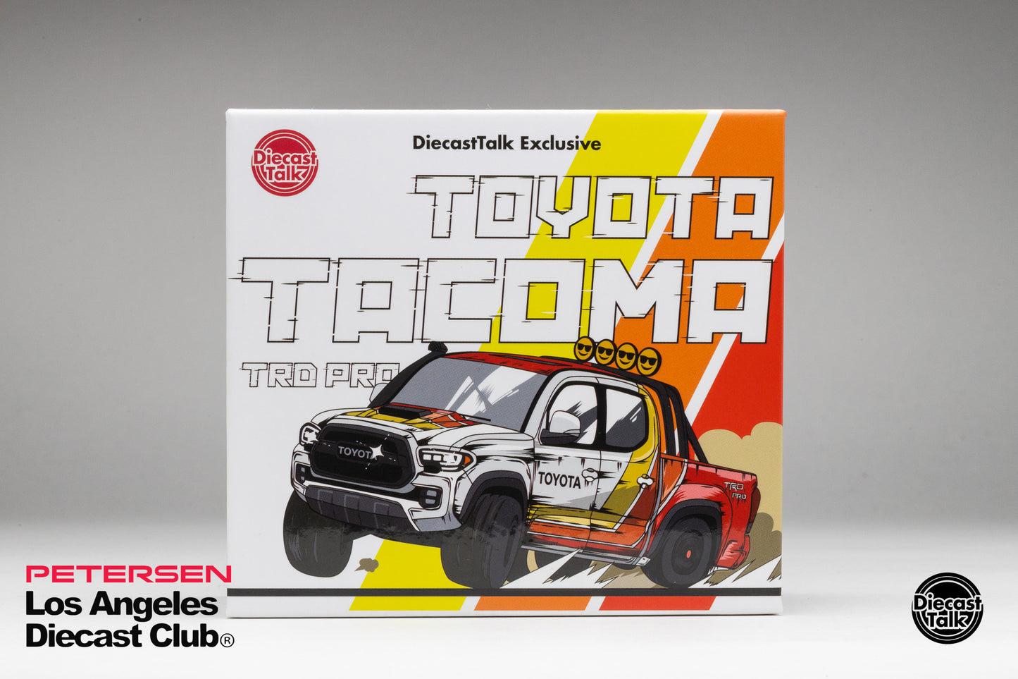 DiecastTalk LADC Petersen Exclusive GCD 1/64 Toyota Tacoma TRD PRO Manga