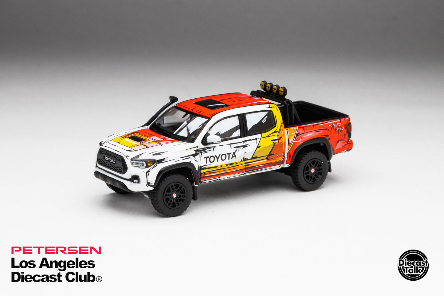 DiecastTalk LADC Petersen Exclusive GCD 1/64 Toyota Tacoma TRD PRO Manga