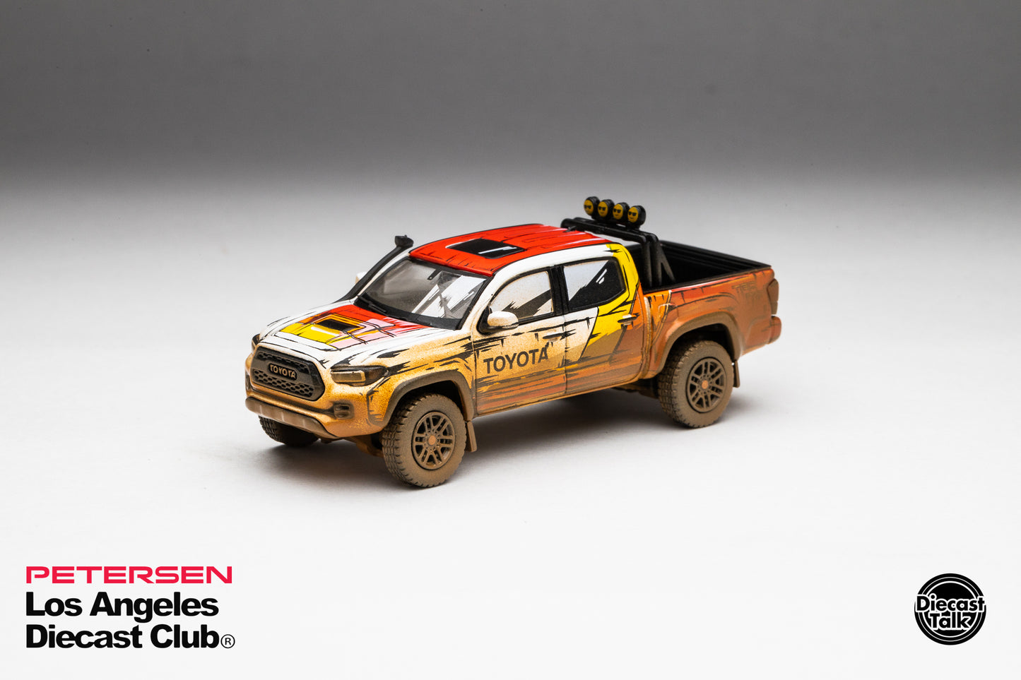 DiecastTalk LADC Petersen Exclusive GCD 1/64 Toyota Tacoma TRD PRO Manga