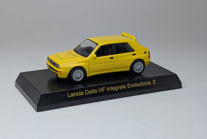 KYOSHO 1/64 Fiat x Lancia MiniCar Collection Lancia Delta HF integrale Evoluzione II (Yellow)