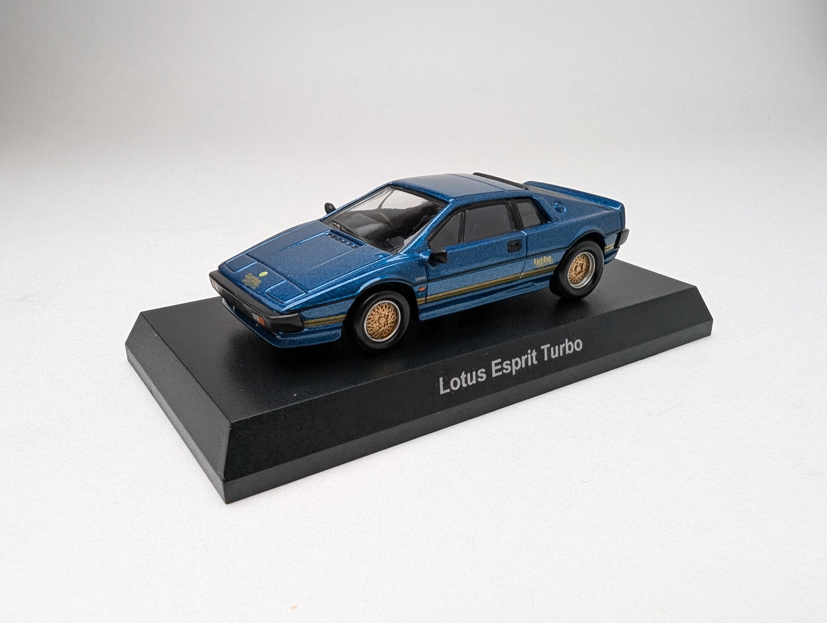 Kyosho 1:64 British Car Minicar Collection Lotus Esprit Turbo (Blue)