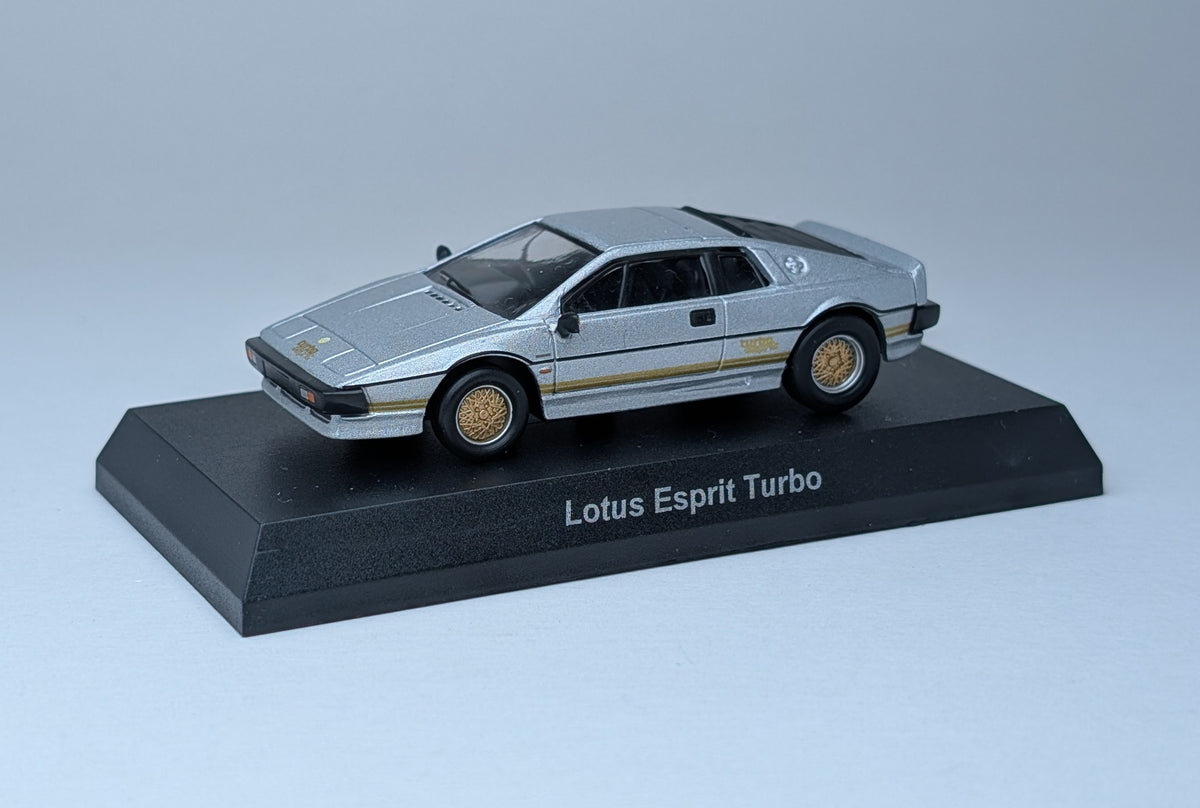 Kyosho 1:64 British Car Minicar Collection Lotus Esprit Turbo (Silver)