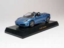 Load image into Gallery viewer, KYOSHO 1:64 Ferrari F430 Spider Blue