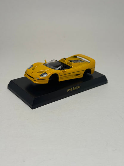 KYOSHO 1:64 Ferrari F50 Spider (Yellow)