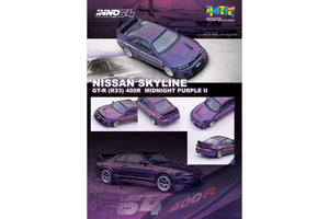 Inno 1/64 Nissan Skyline GT-R (R33) Nismo 400R in Midnight Purple II - Hong Kong Toy Car Salon 2023