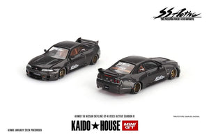 (Preorder) Kaido House x Mini GT 1:64 NISSAN SKYLINE GT-R (R33] ACTIVE CARBON R