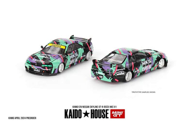 (Preorder) Mini GT x Kaido House Nissan Skyline GT-R (R33) HKS V1