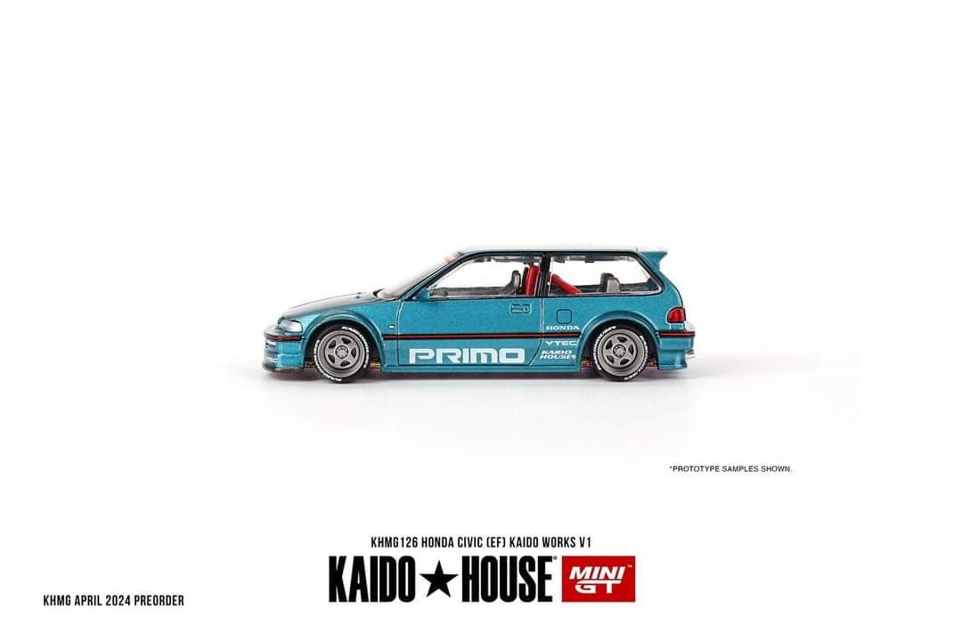 Mini GT x Kaido House Honda Civic (EF) Kaido Works V1