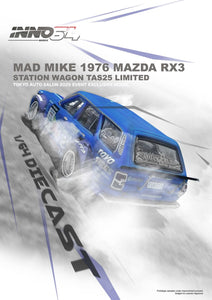 Inno64 1/64 Tokyo Auto Salon Mad Mike MAZDA RX3 Station Wagon