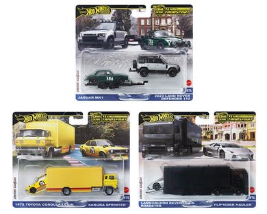 (Preorder) Hot Wheels 1:64 Team Transport 2024 E Case of 4 Assortment