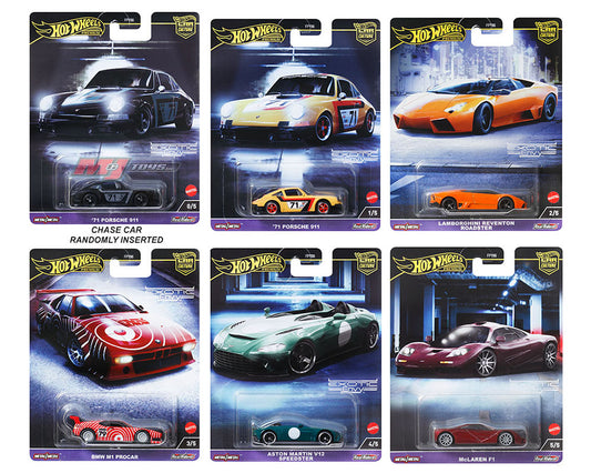 1 set of Hot Wheels 1:64 Car Culture 2024 G Case Exotic Envy