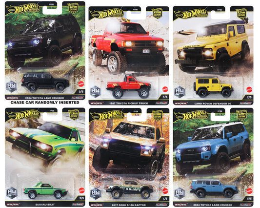 1 set of Hot Wheels 1:64 Car Culture 2024 H Case – HW Off Road