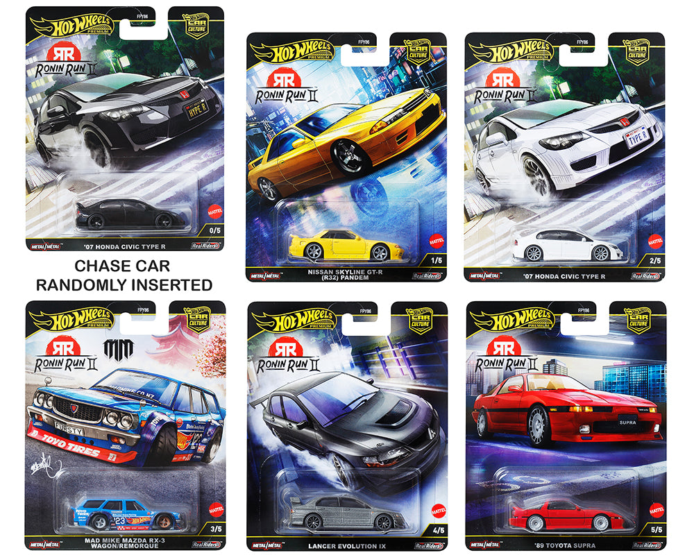 (Preorder) Hot Wheels 1:64 Car Culture 2025 M Case – Ronin Run II