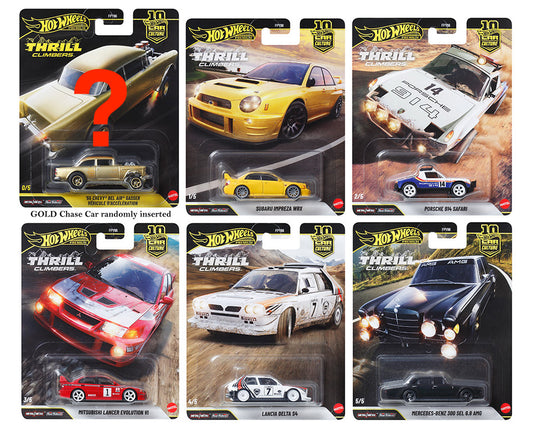 Hot Wheels 1:64 Car Culture 10th Anniversary 2026 "Q" – Thrill Climbers 5 Assortment