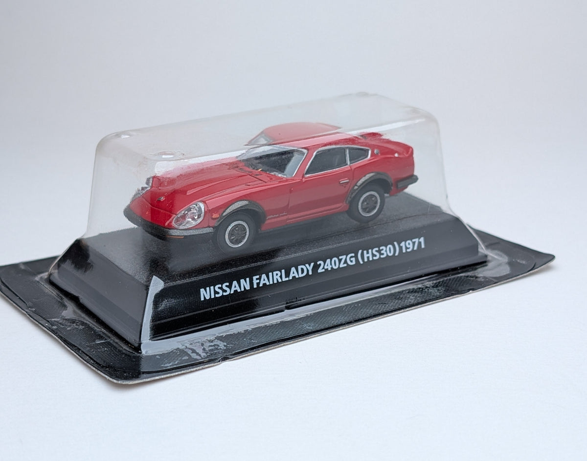 Kyosho 1/64 Scale Minicar Collection Nissan Fairlady 240ZG (HS30) 1971 (Red)