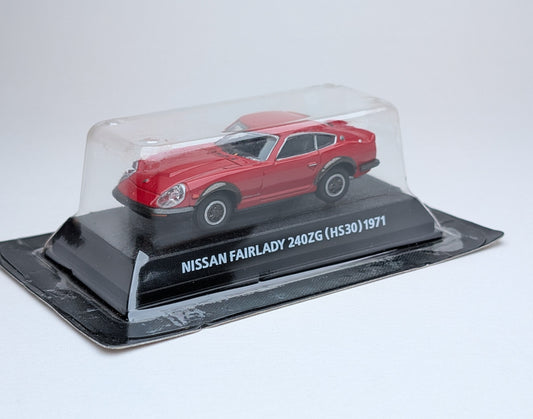 Kyosho 1/64 Scale Minicar Collection Nissan Fairlady 240ZG (HS30) 1971 (Red)