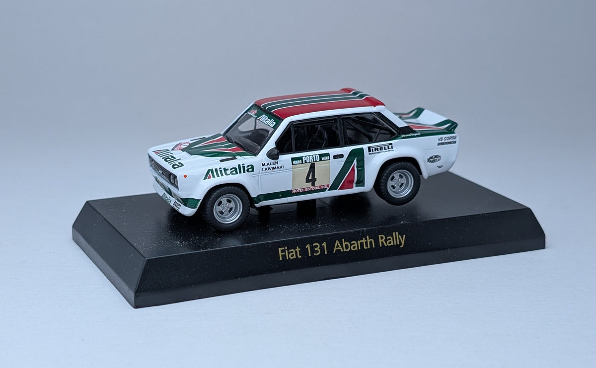 KYOSHO 1/64 Fiat x Lancia MiniCar Collection Fiat 131 Abarth Rally (#4)