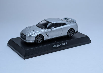 Kyosho 1/64 Scale Minicar Collection Nissan GT-R Spec V  (Silver)