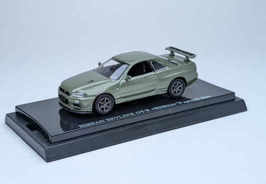 Kyosho Beads Collection Nissan Skyline GT-R <BNR34> V-spec II Nur (Millennium Jade)